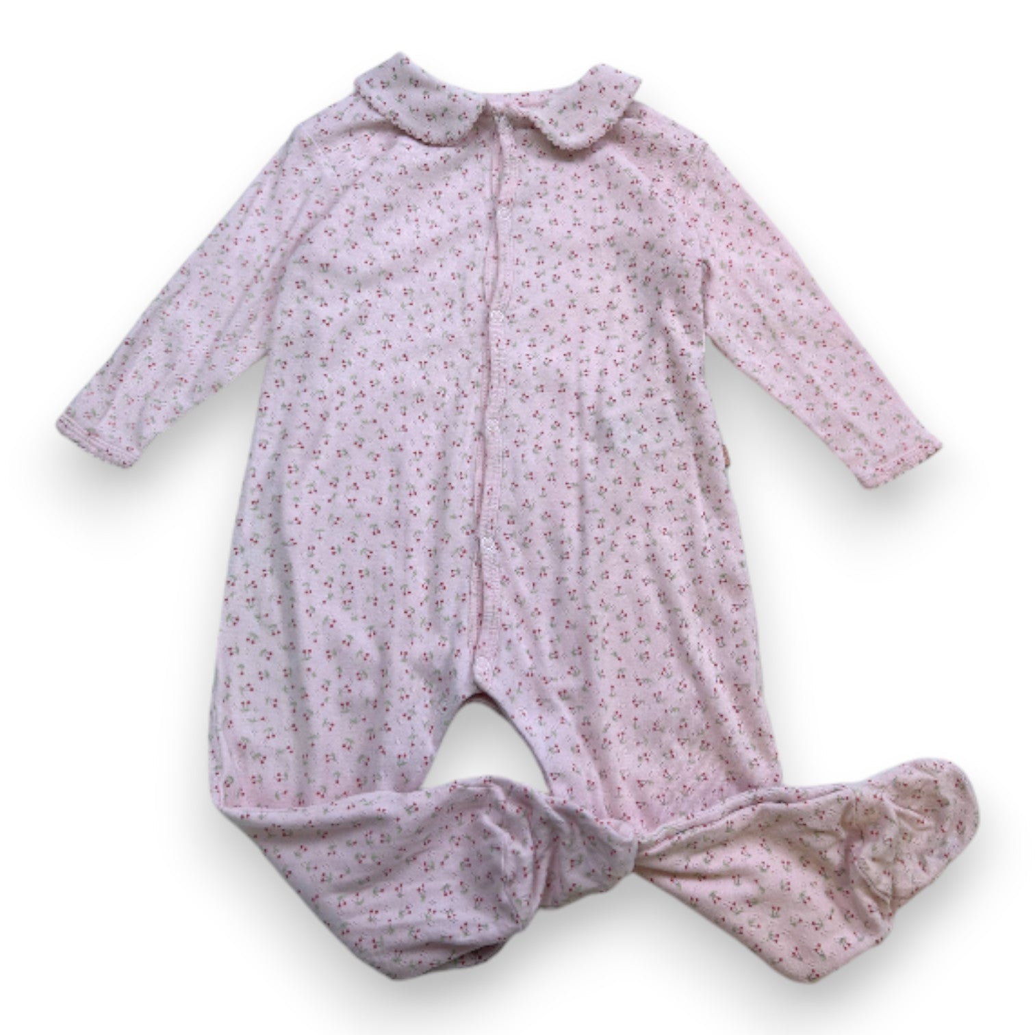 CARREMENT BEAU - Rosa Pyjama mit Kirschen-Print - 18 Monate