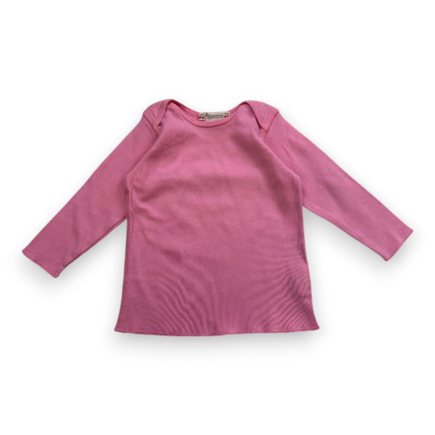 BONPOINT - Rosa Langarm-T-Shirt - 18 Monate