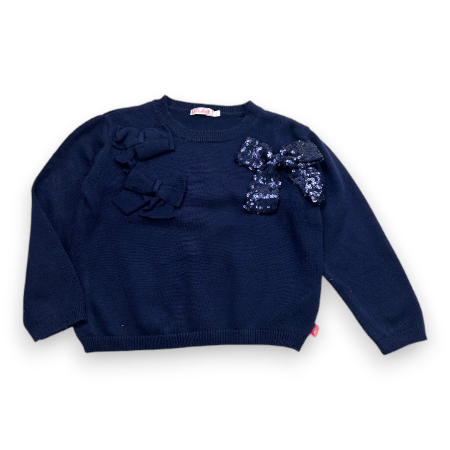 BILLIEBLUSH - Blauer Pullover mit Schleifen - 3 Jahre