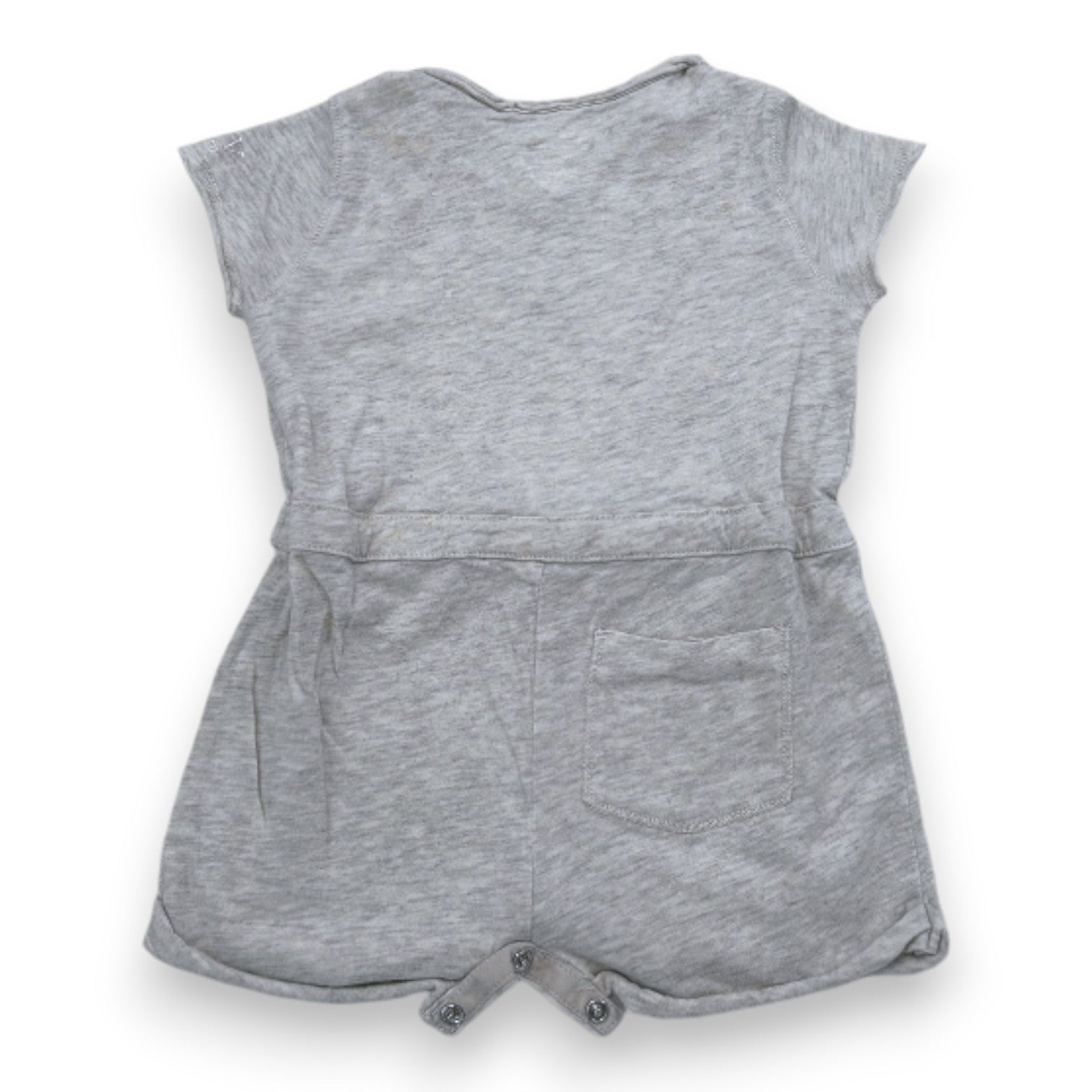 ZADIG &amp; VOLTAIRE - Leichter grauer Spielanzug mit Aufdruck - 3 Monate