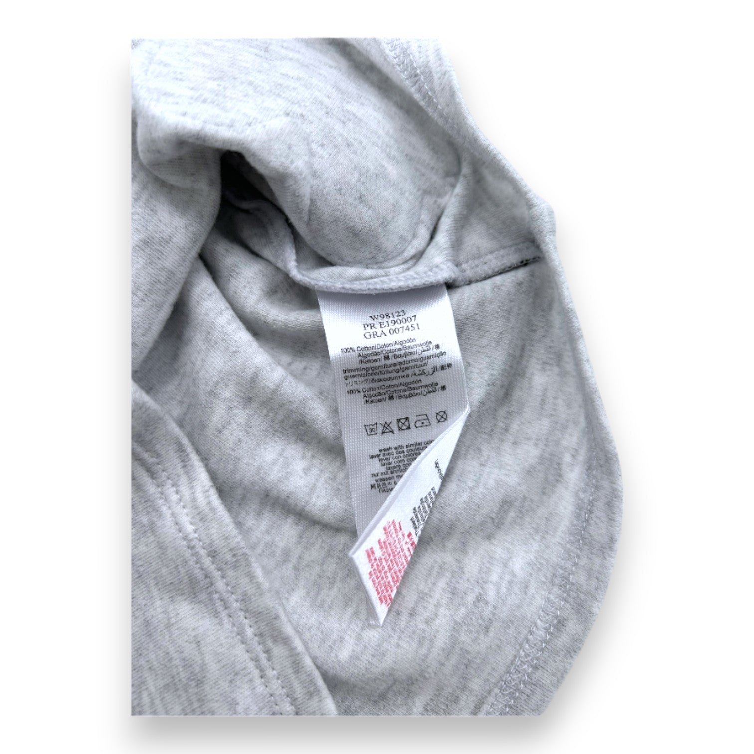 LITTLE MARC JACOBS - Graues Kleid und rosa Pumphose-Set mit Prints - 3 Monate