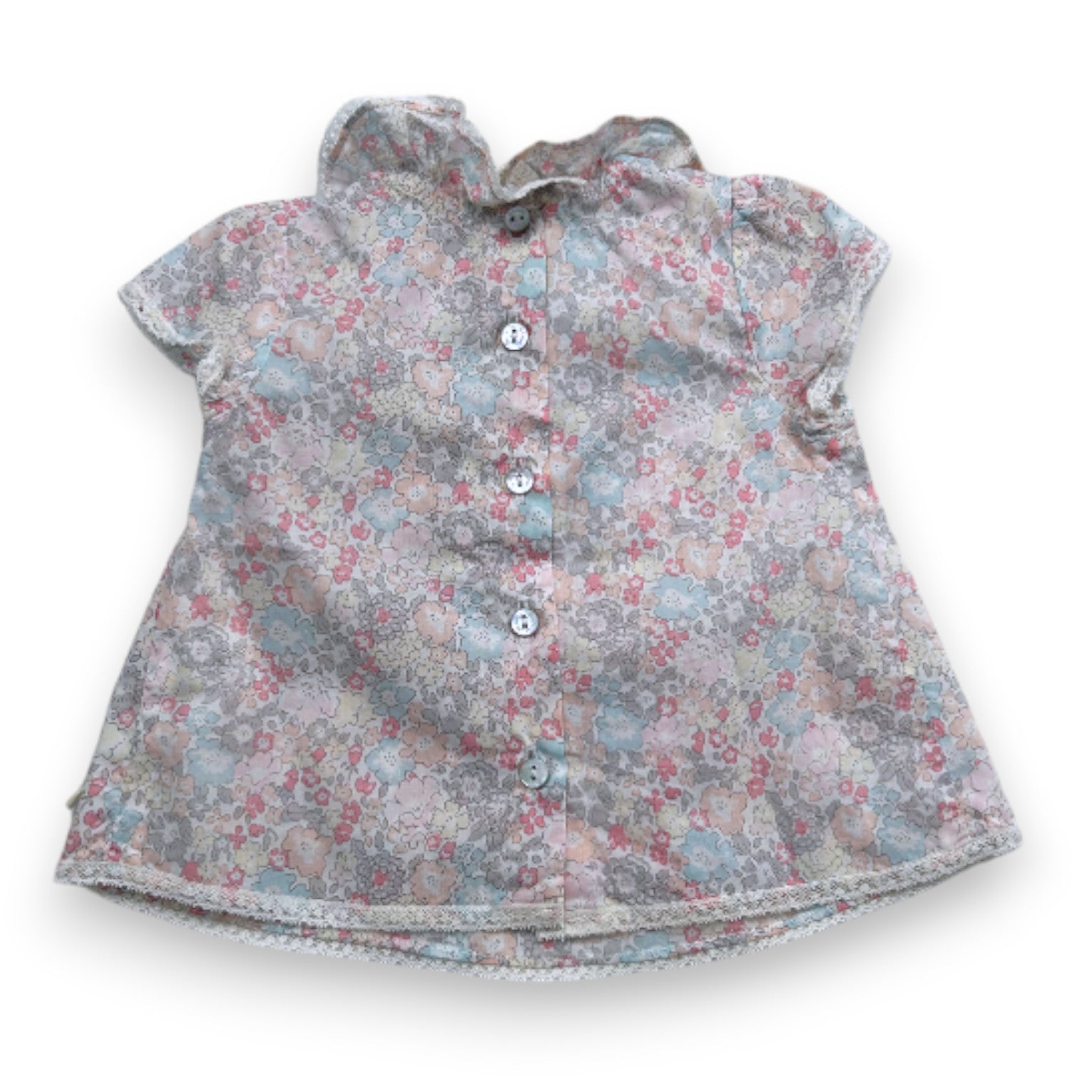 TARTINE &amp; CHOCOLAT - Rosa Bluse mit Blumenmuster - 3 Monate