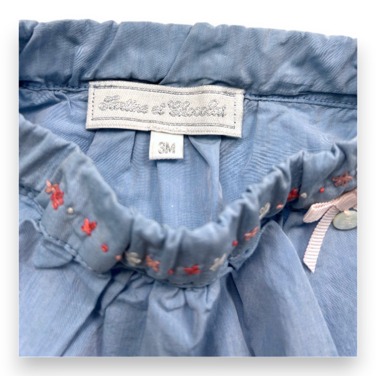 TARTNE &amp; CHOCOLAT - Blaue Hose mit Details - 3 Monate