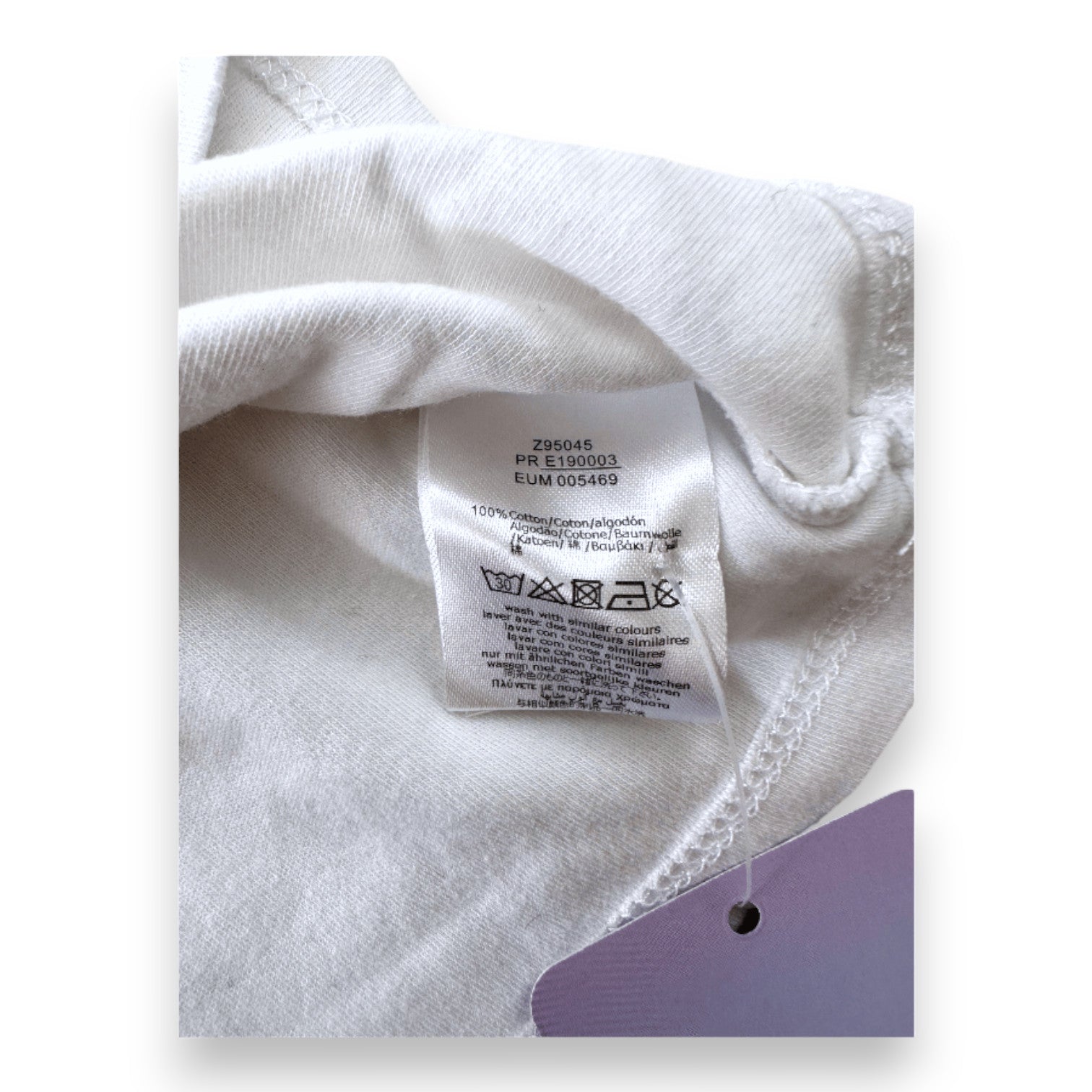 KARL LAGERFELD - Weißes Kurzarm-T-Shirt mit Aufdruck - 18 Monate