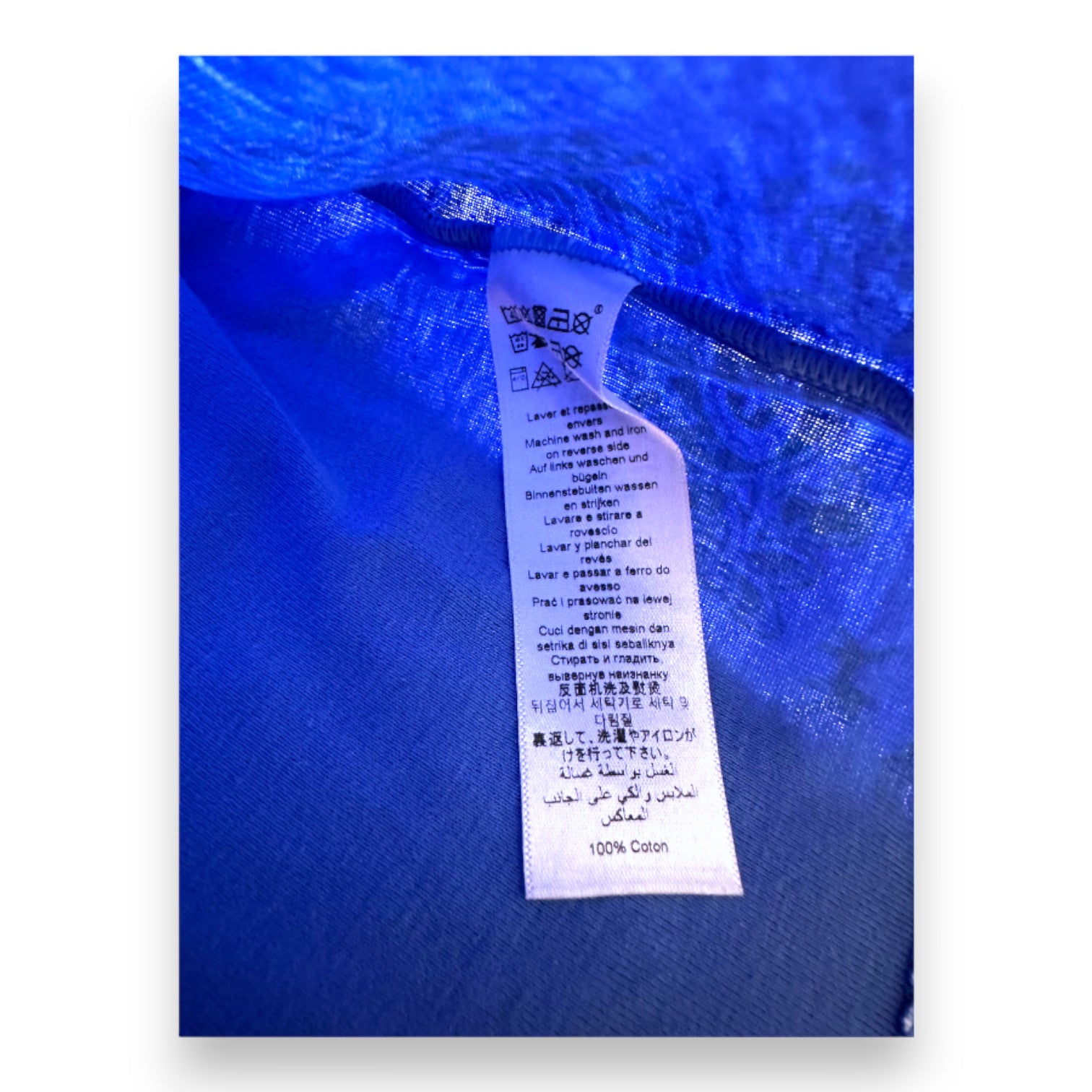 PETIT BATEAU - Blaues T-Shirt mit Mustern - 2 Jahre