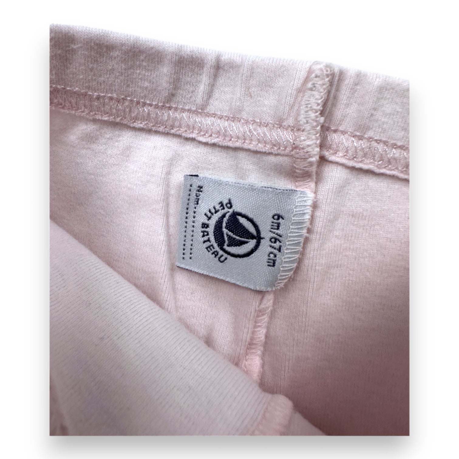 PETIT BATEAU - Pink leggings - 6 months