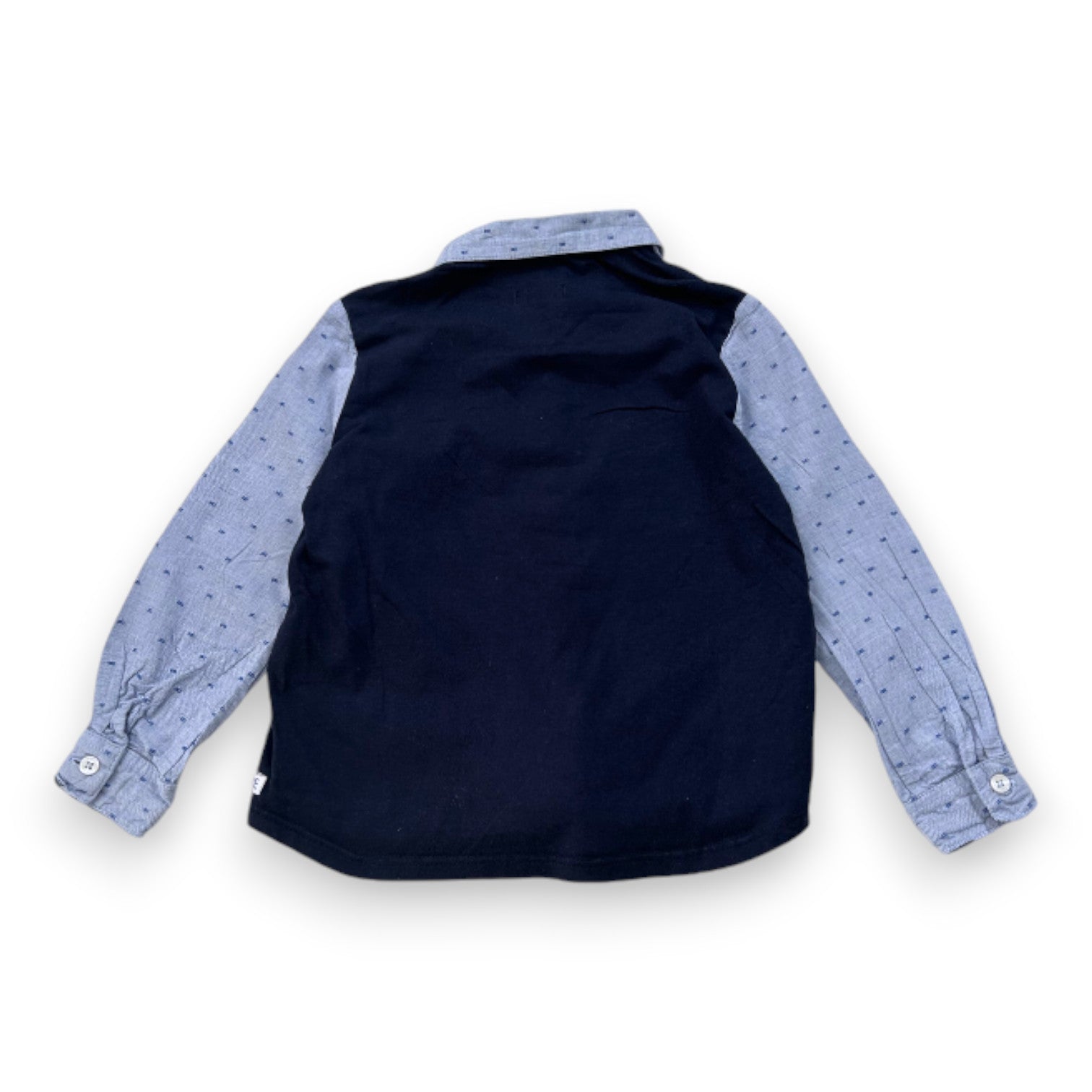 IKKS - Blue long-sleeved shirt - 3 years