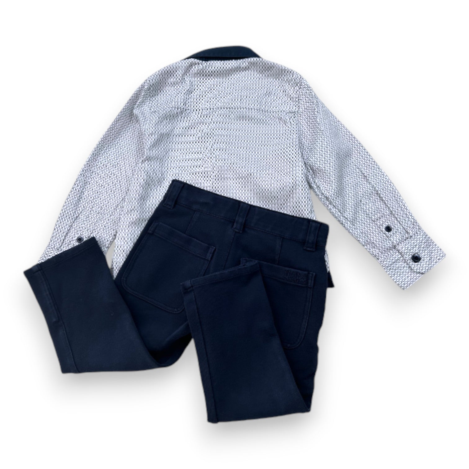 HUGO BOSS - Blue shirt and trousers set - 3 years