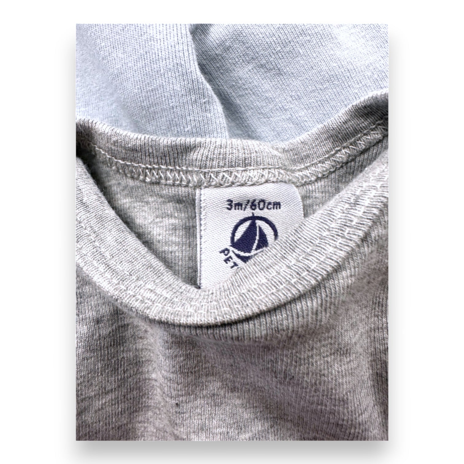 PETIT BATEAU - 3er-Pack Langarmbodys - 3 Monate