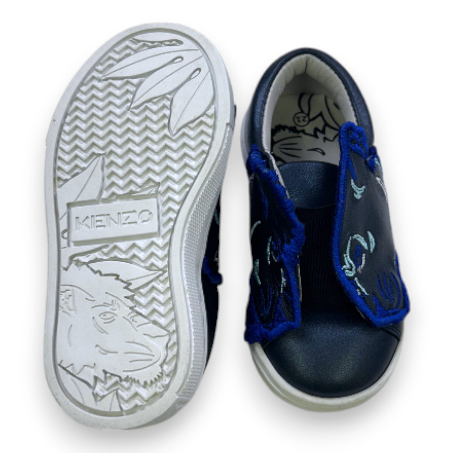 KENZO - Schwarze und blaue Sneakers - 21