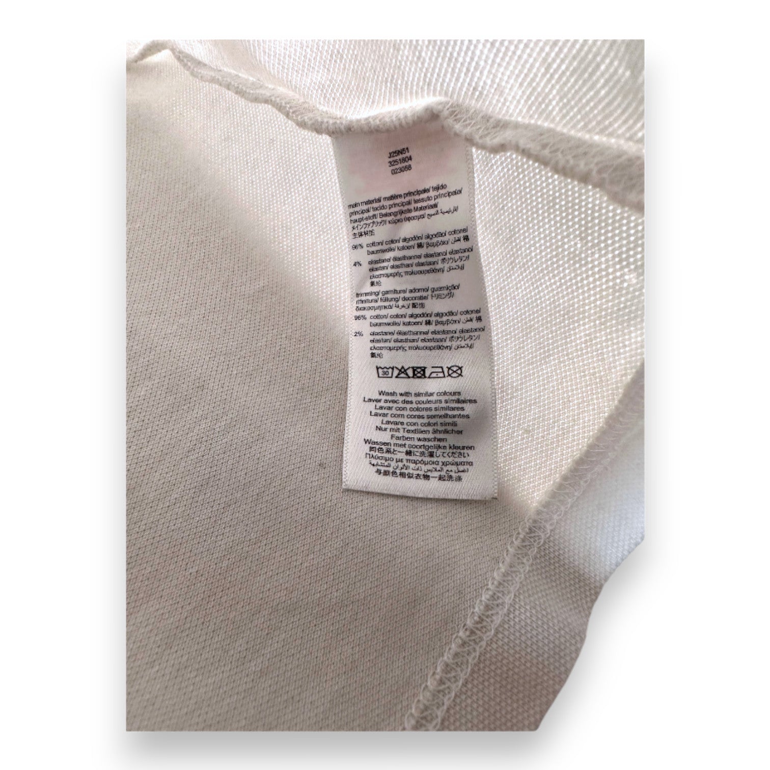 HUGO BOSS - White short-sleeved polo shirt - 8 years