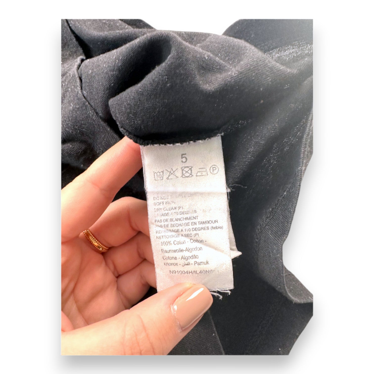 LEVI'S - Black "Levi's" short-sleeved T-shirt - 5 years