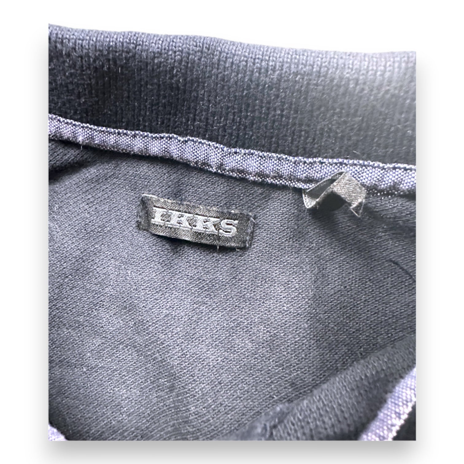 IKKS - Marineblaues Langarm-Poloshirt - 4 Jahre