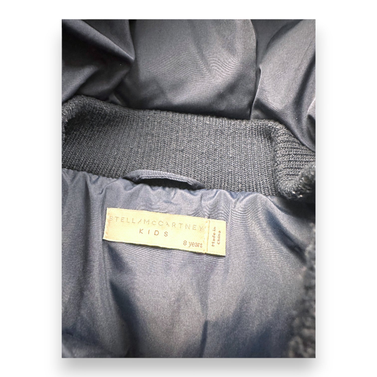 STELLA MCCARTNEY - Navy blue down jacket - 8 years