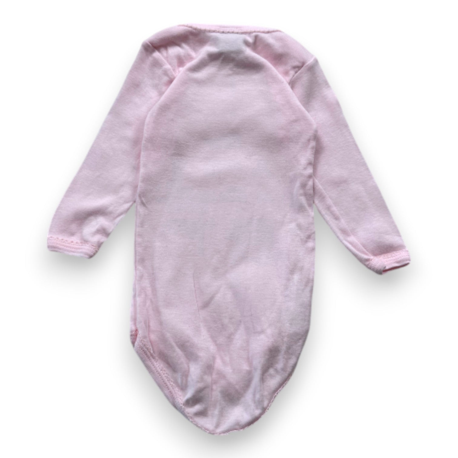 PETIT BATEAU - Body rose à manches longues - 6 mois