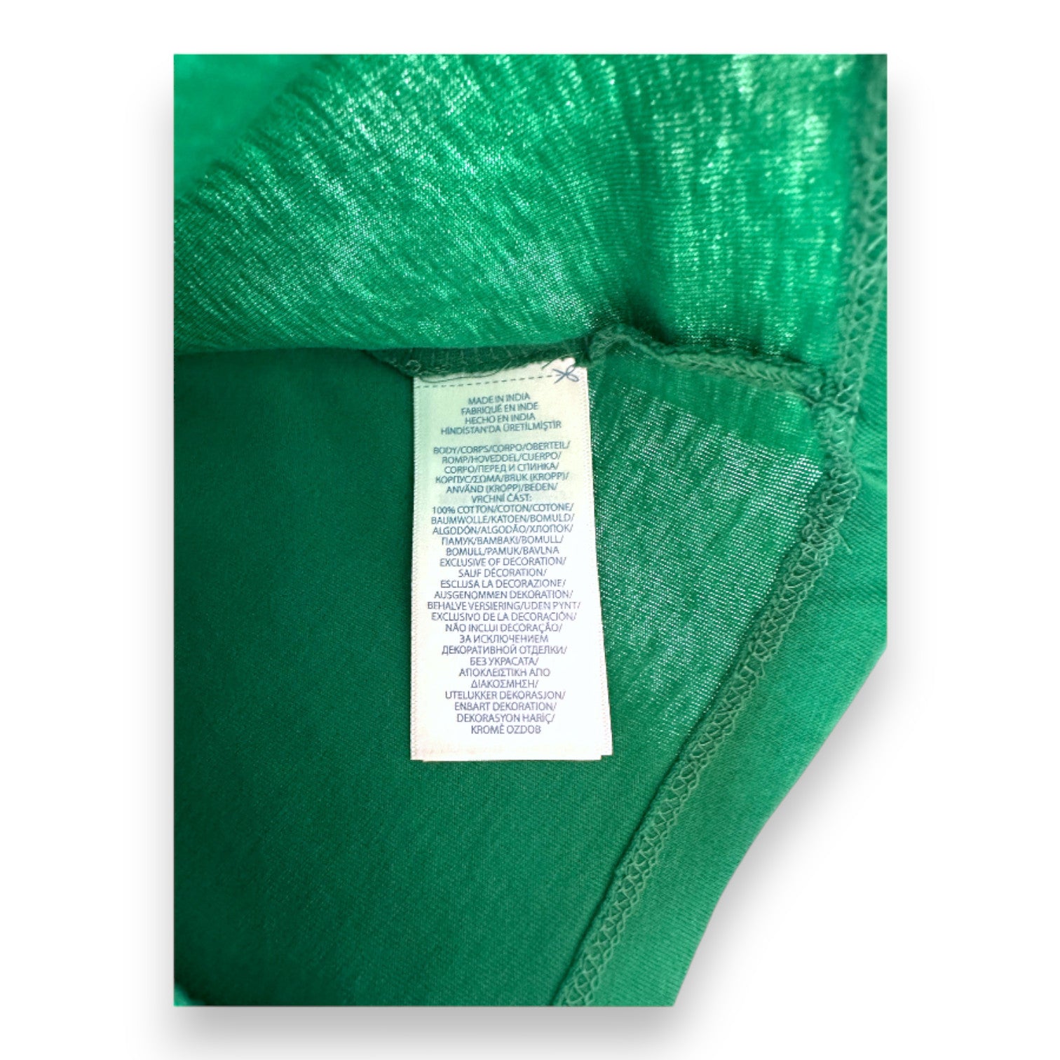 RALPH LAUREN - Green short-sleeved T-shirt - 6 months
