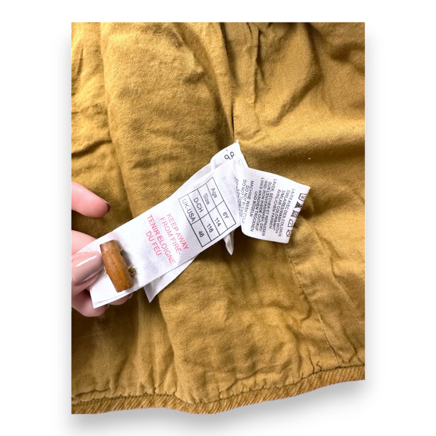 CYRILLUS - veste légère marron en velours - 6 ans