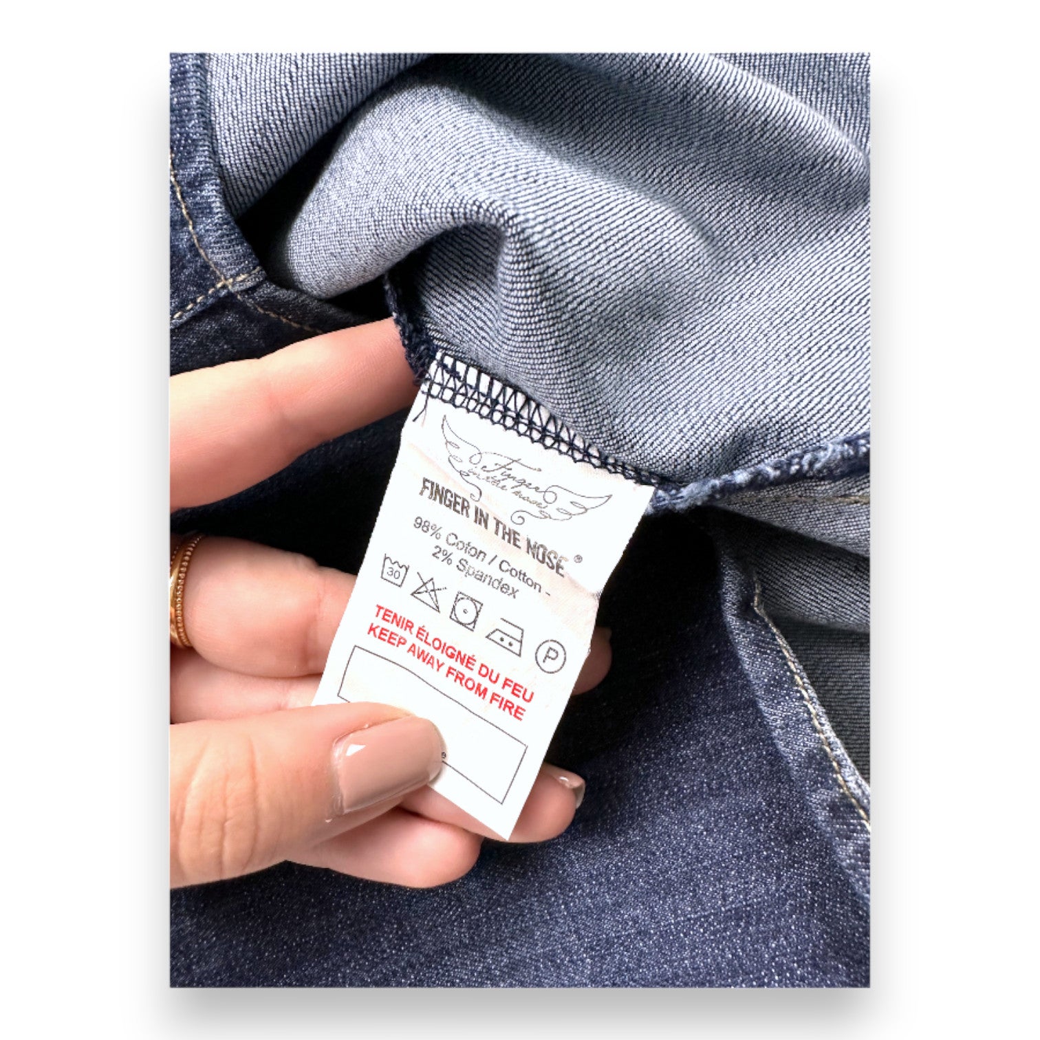 FINGER IN THE NOSE - Blaues Jeanshemd - 10 Jahre