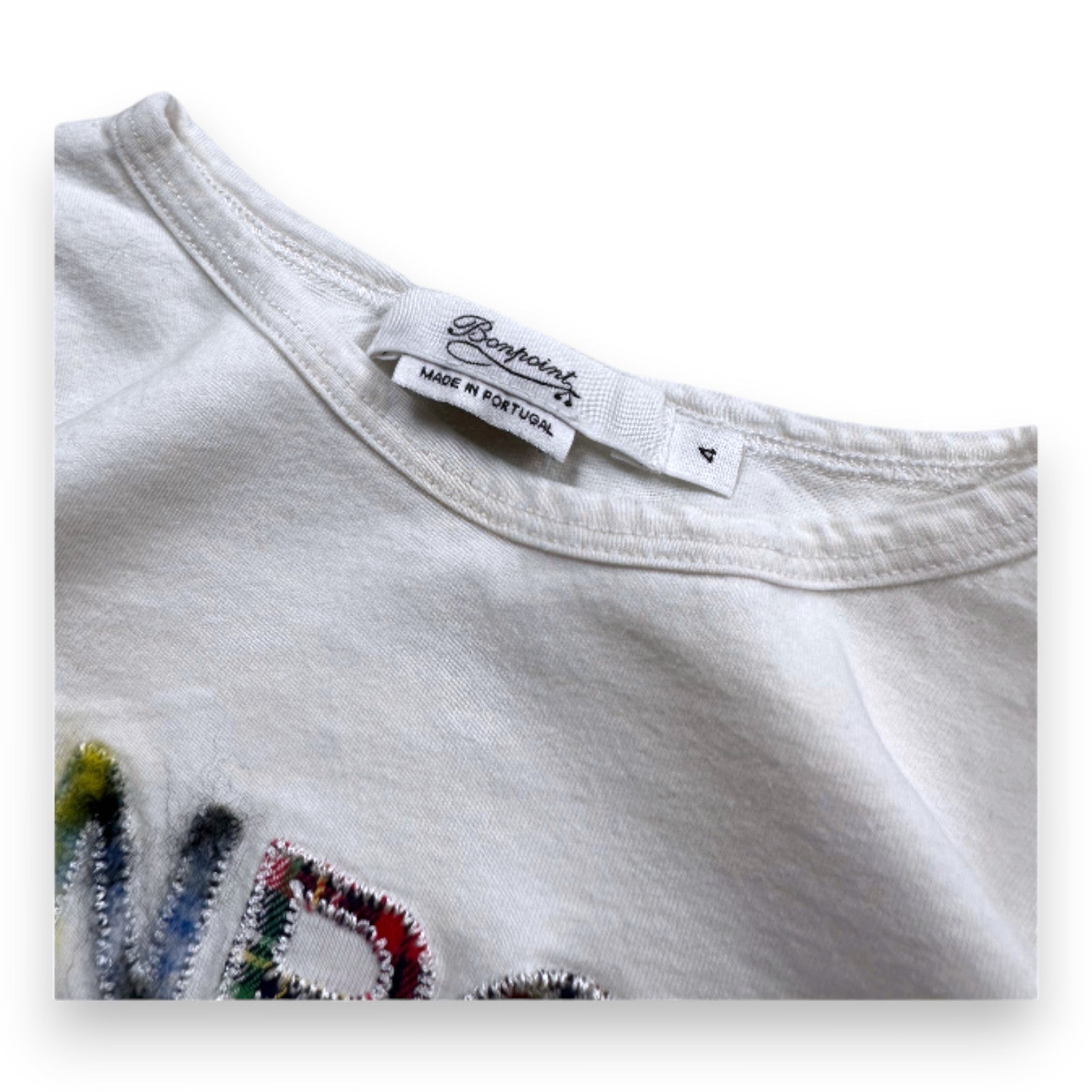 BONPOINT - "Bonpoint" long-sleeved T-shirt - 4 years