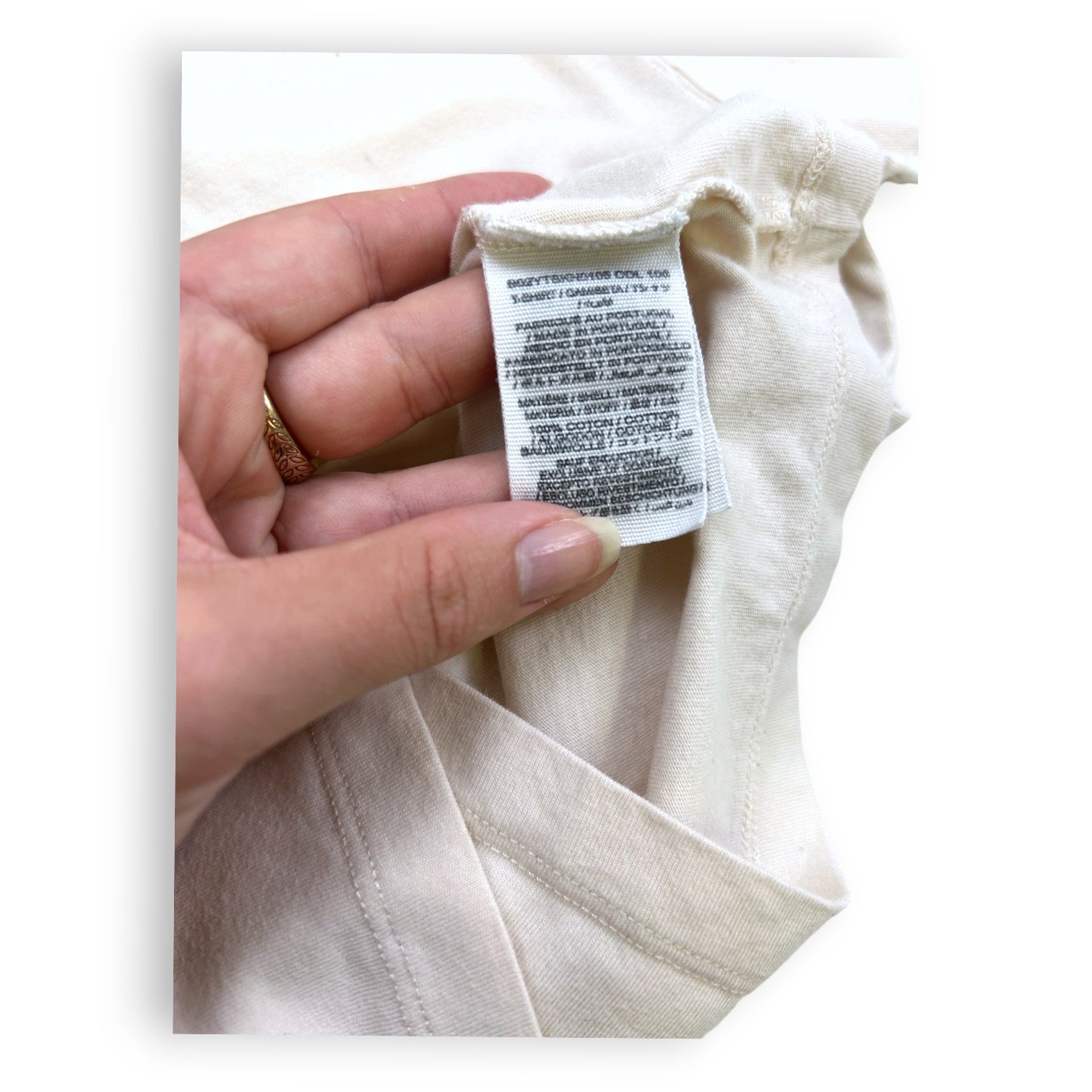 BONPOINT - Beiges Kurzarm-T-Shirt "Day Trip" - 3 Jahre