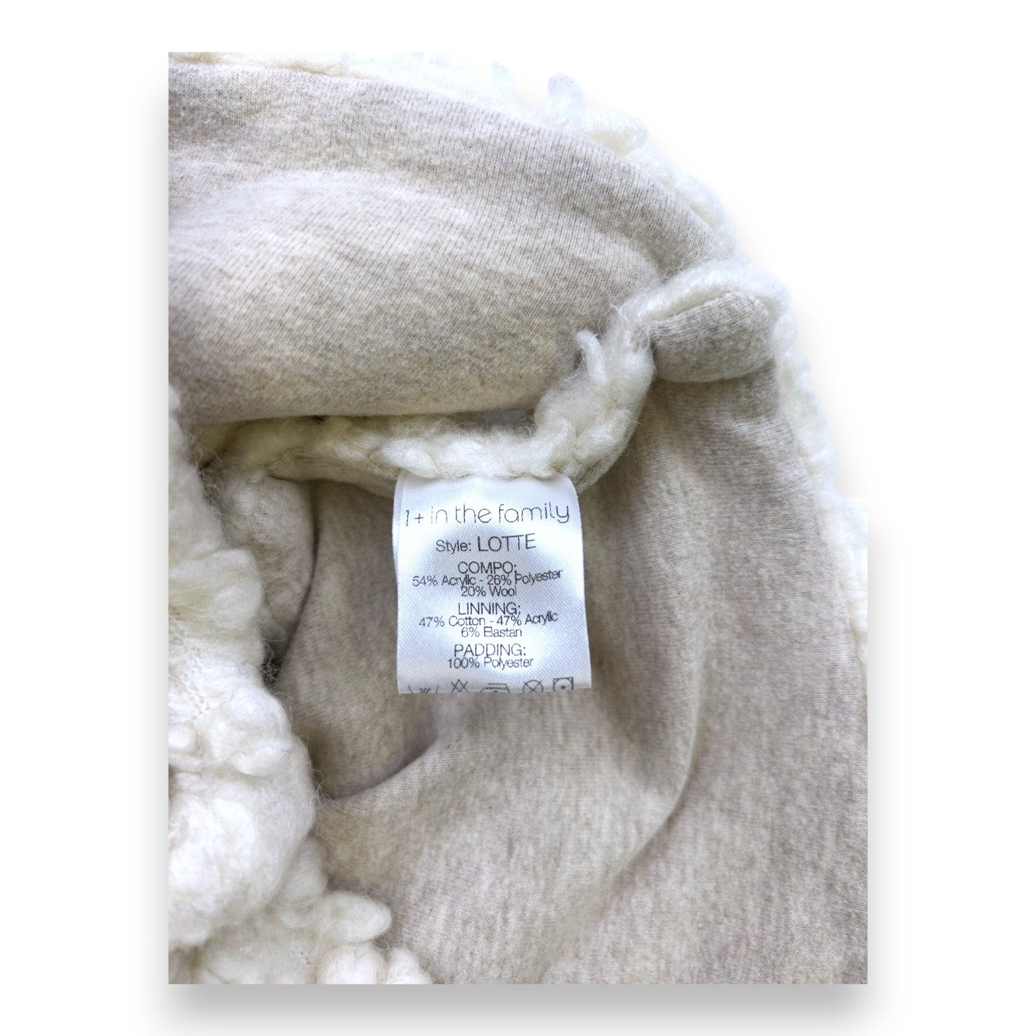 1 + IN THE FAMILY - Fausse fourrure sans manches sherpa - 6 mois