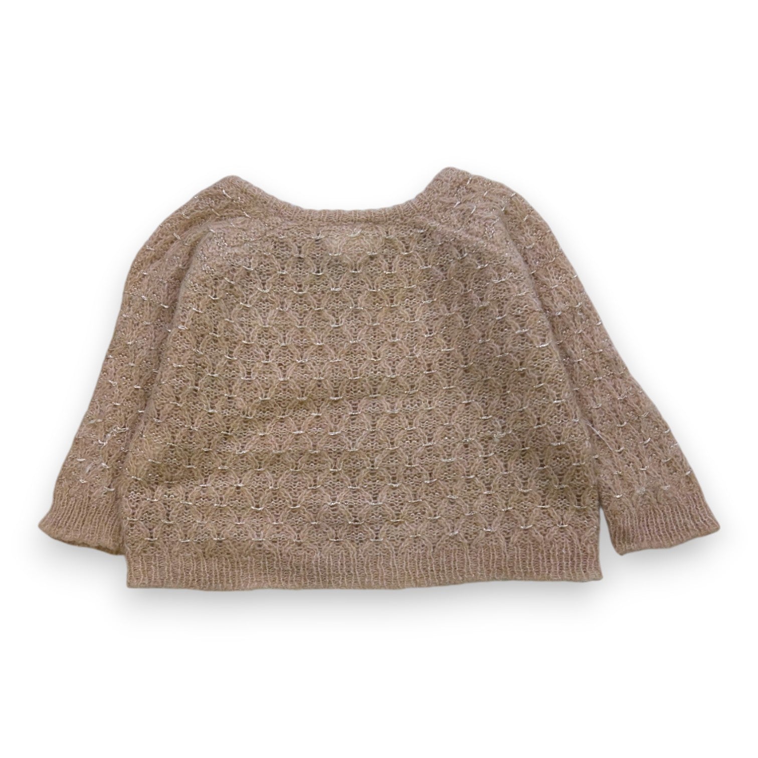 BONTON - Asymmetrical pink button cardigan - 6 months