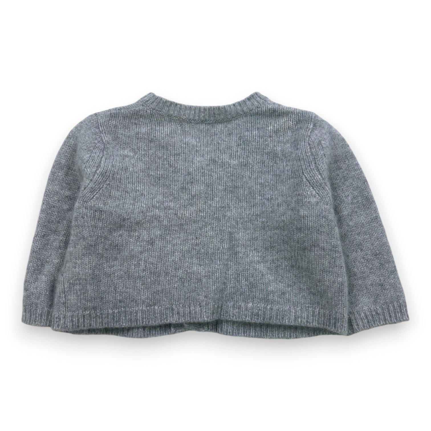 BONPOINT - Gray cashmere cardigan - 6 months