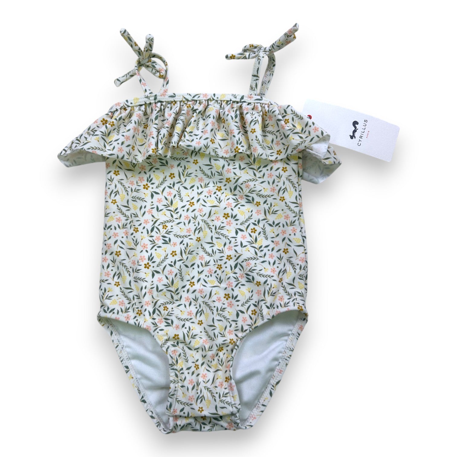 CYRILLUS - Floral one-piece swimsuit - 18 months