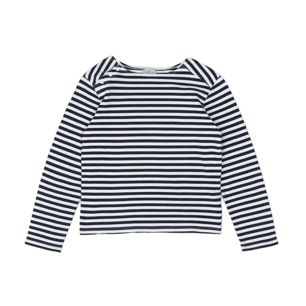 CYRILLUS - PULLOVER - WEIß, BLAU - 10 JAHRE