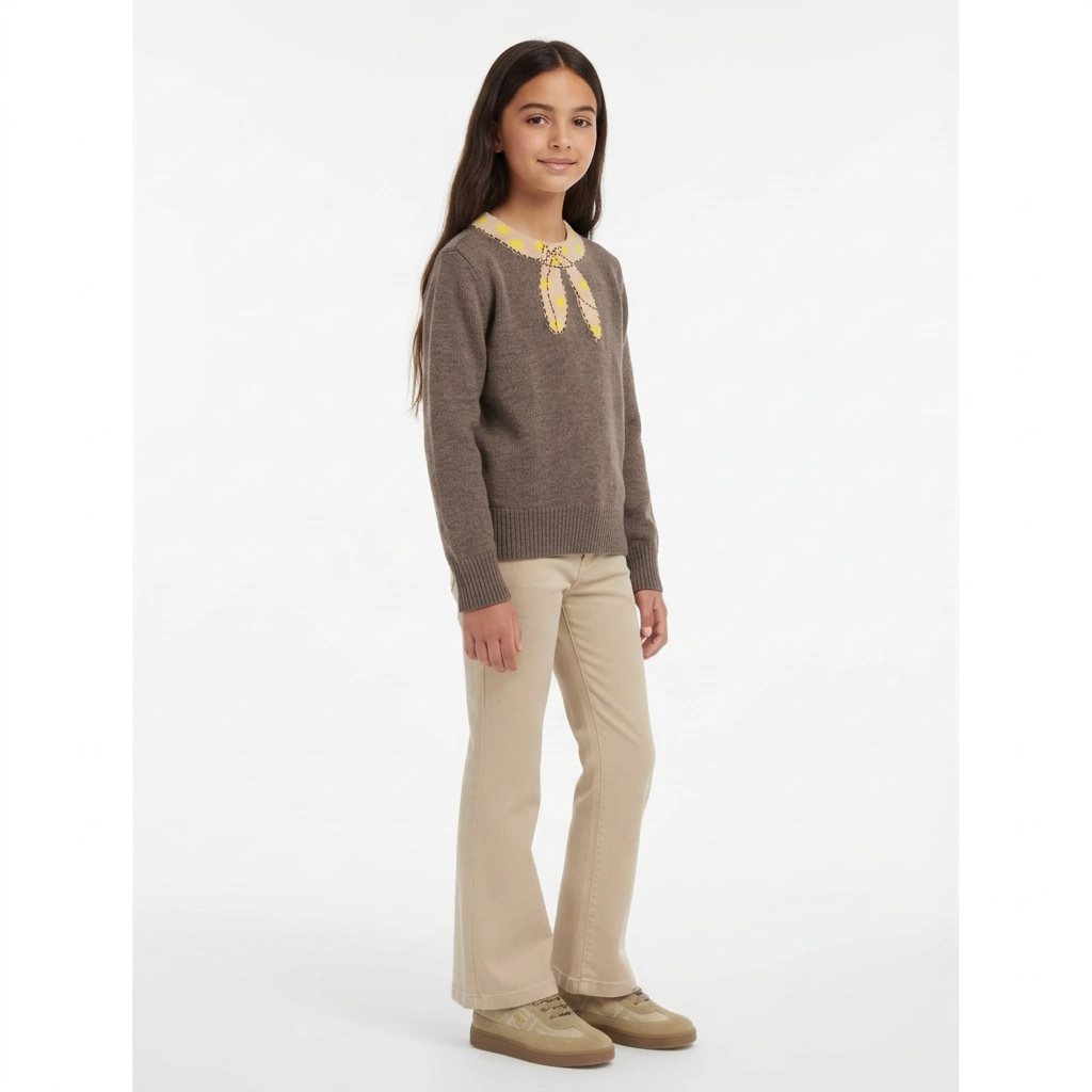 BONPOINT - PULL - MARRON - 8 ANS