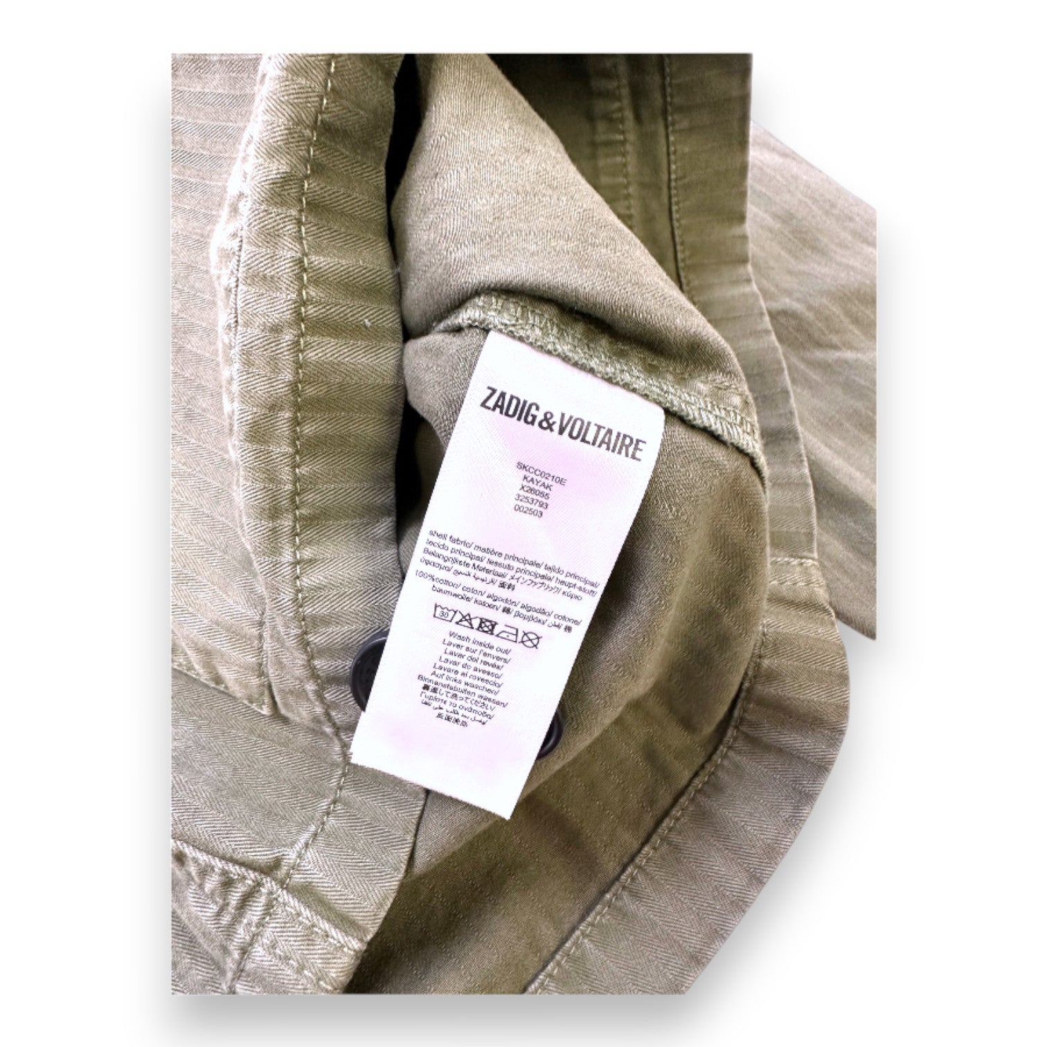 ZADIG &amp; VOLTAIRE - GRÜNES HEMD - 12 JAHRE