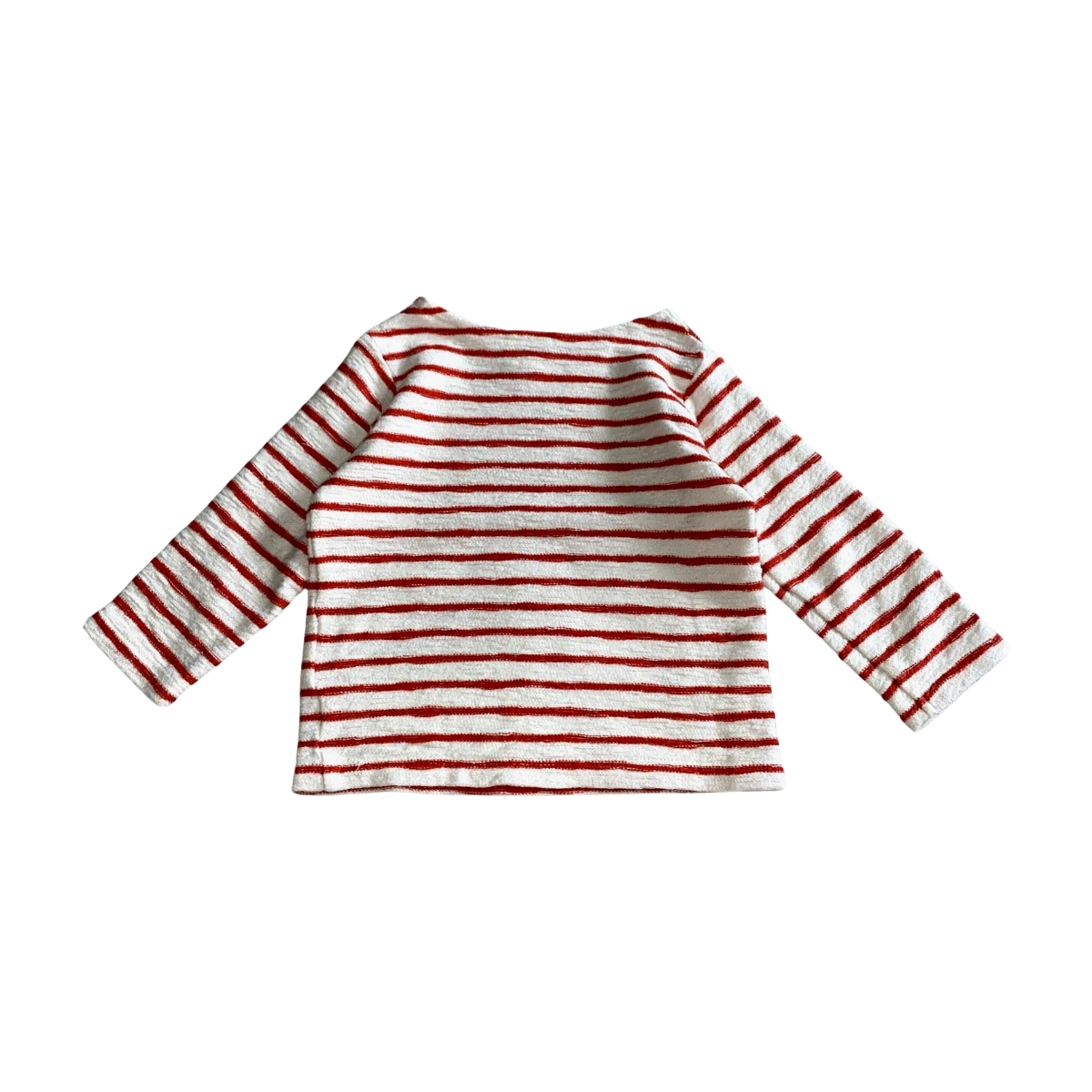 BONTON - T-SHIRT - BLANC, ROUGE - 12 MOIS