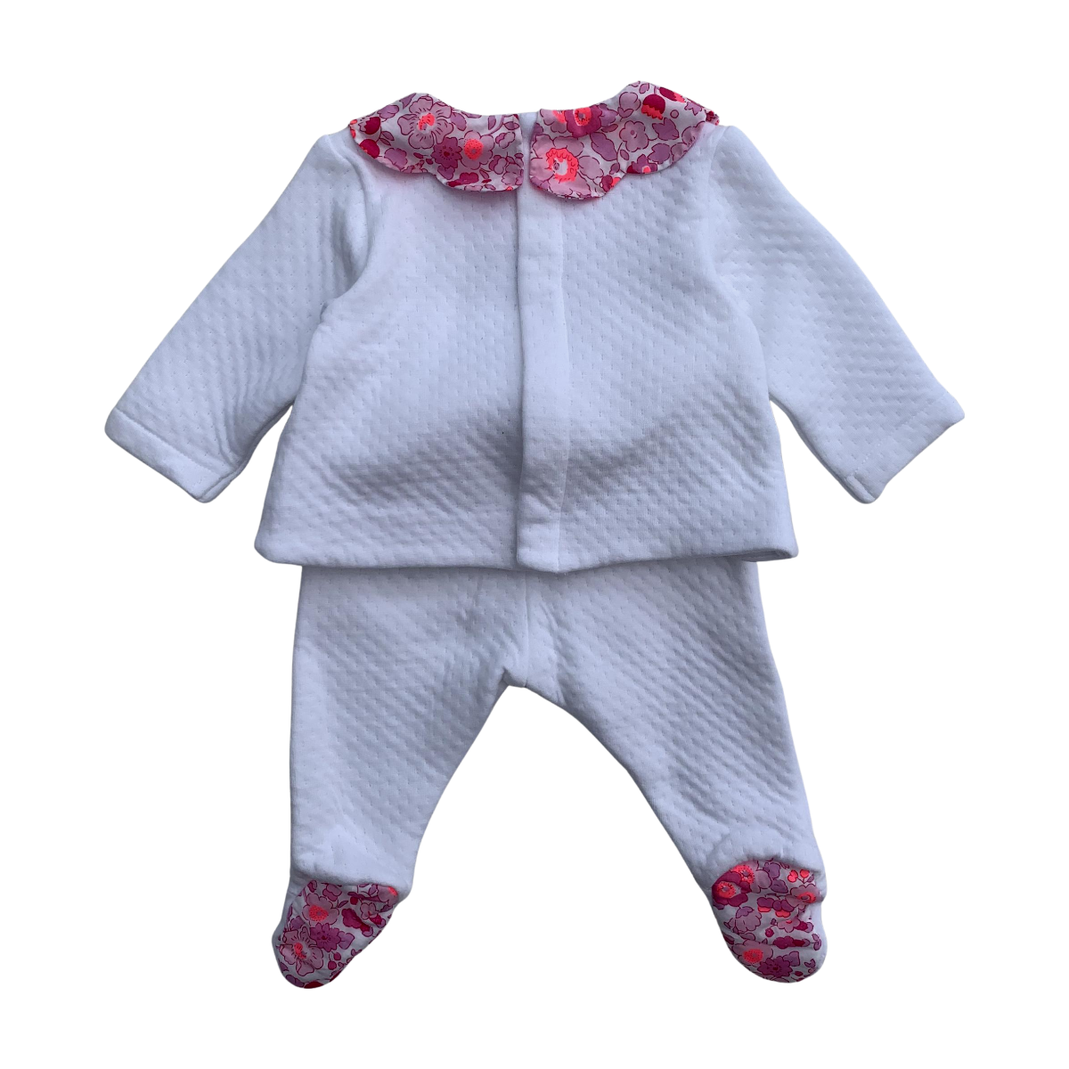 JACADI - ENSEMBLE - BLANC, ROSE - 1 MOIS