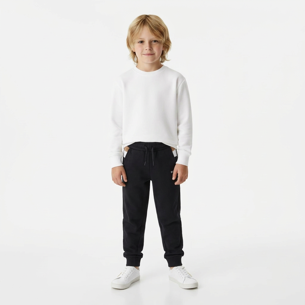 BOSS - JOGGING - NOIR - 6 ANS