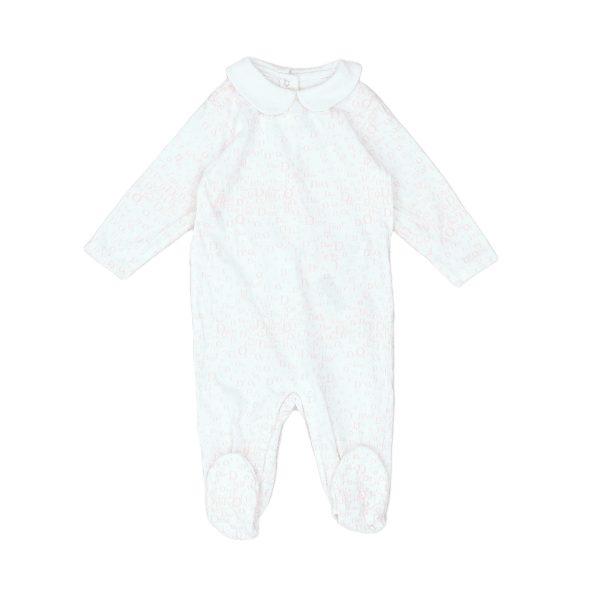 BABY DIOR - PAJAMAS - PINK, WHITE - 6 MONTHS