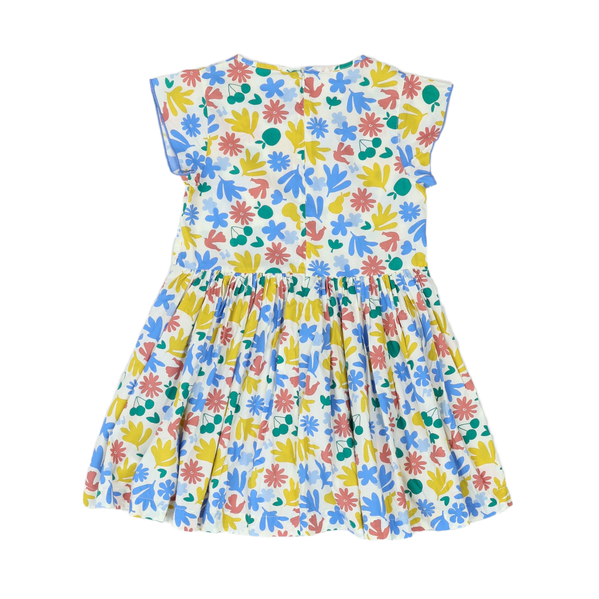 PETIT BATEAU - ROBE - MULTICOLORE - 8 ANS