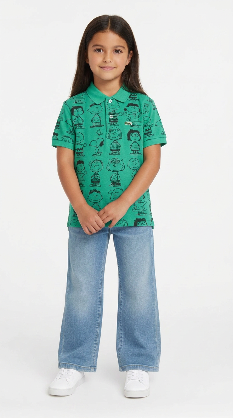 LACOSTE - POLO - VERT - 6 ANS