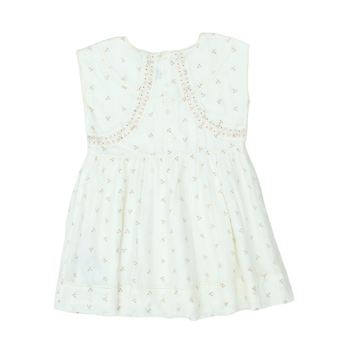 BONPOINT - ROBE - BLANC - 8 ANS