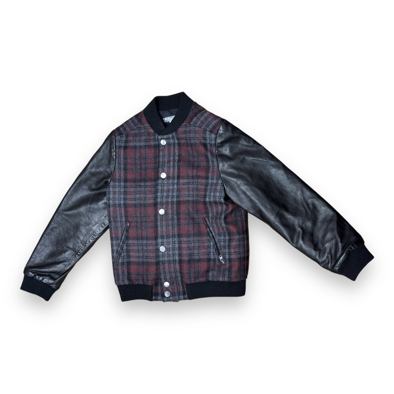 BONPOINT - SCHWARZ-ROTE JACKE - 6 JAHRE