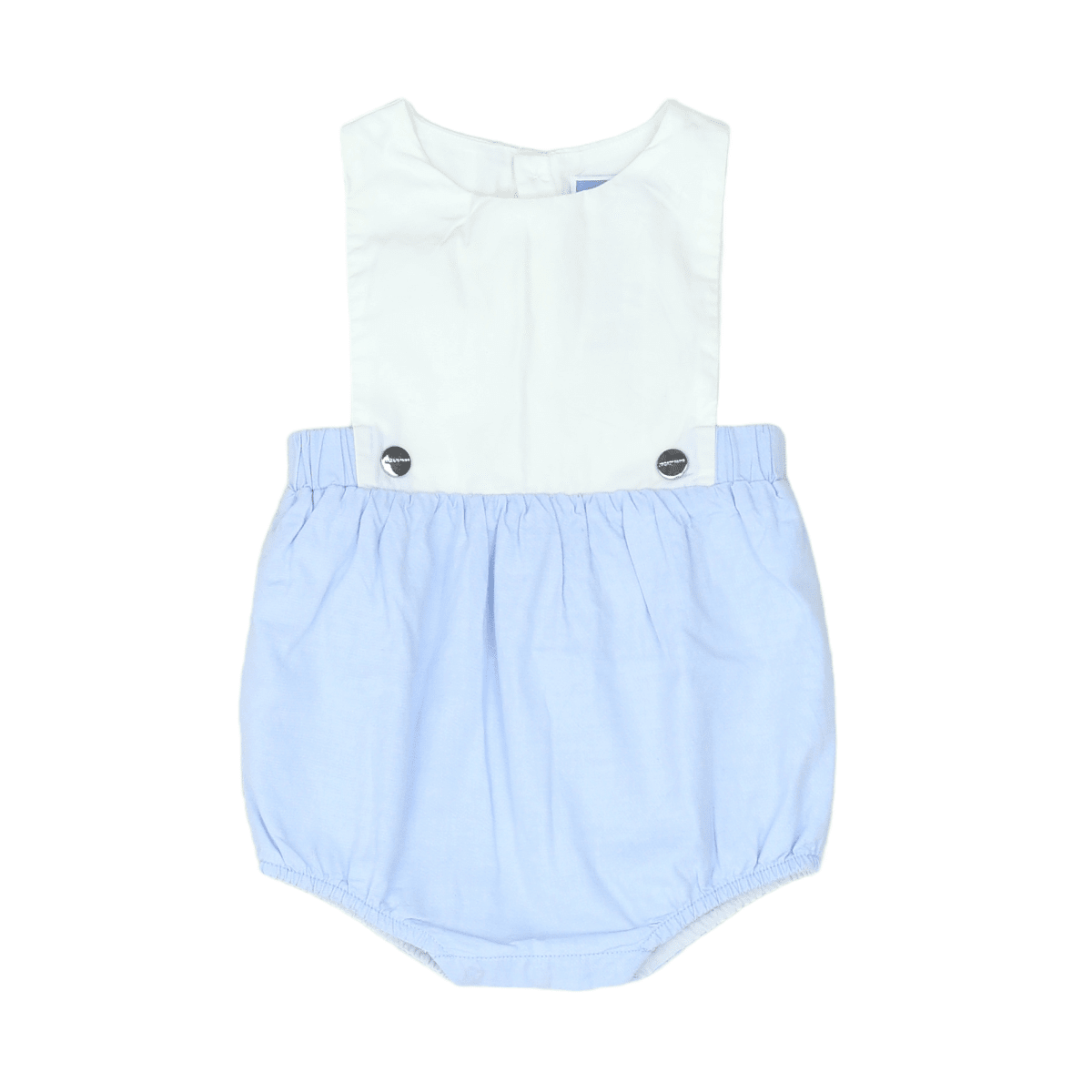 JACADI - JUMPSUIT - WHITE, BLUE - 6 MONTHS