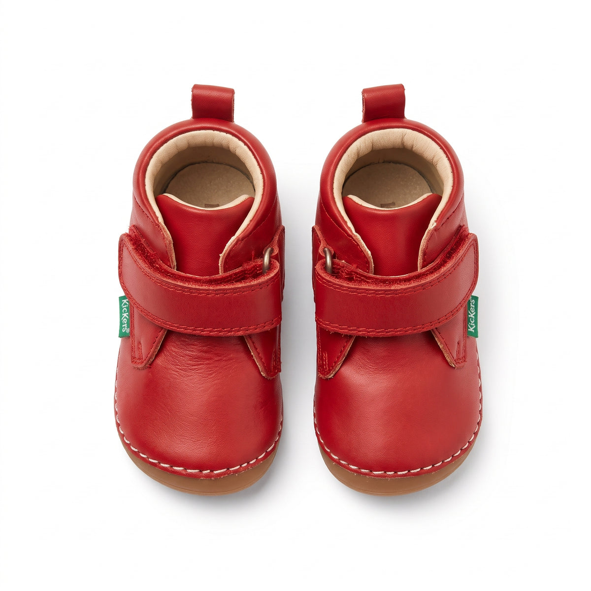 KICKERS - BOTTINES - ROUGE - 18