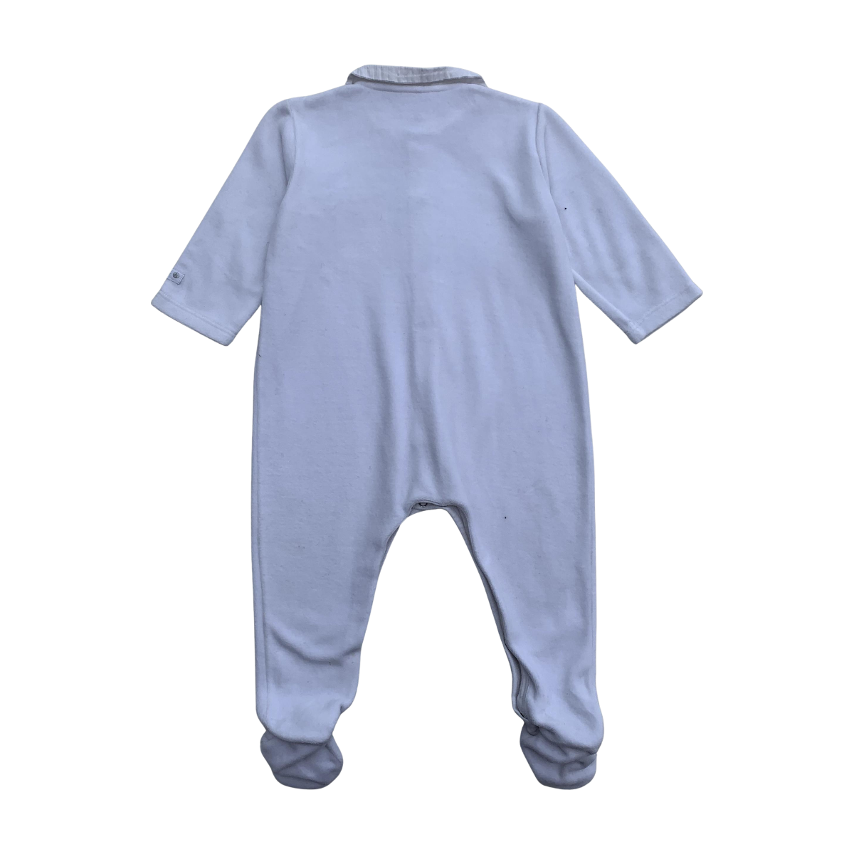PETIT BATEAU - PYJAMA - BLANC - 12 MOIS