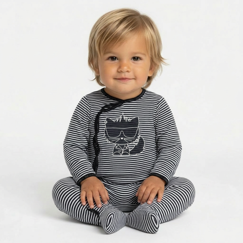 KARL LAGERFELD - PYJAMA - BLANC - 18 MOIS