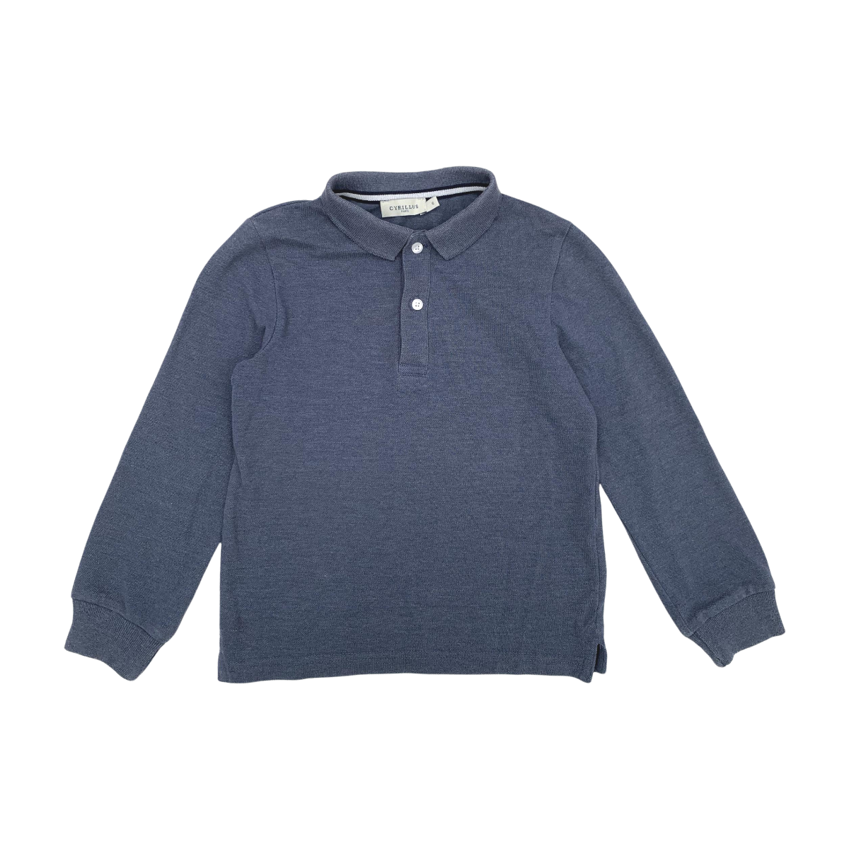 CYRILLUS - POLO - BLEU - 6 ANS