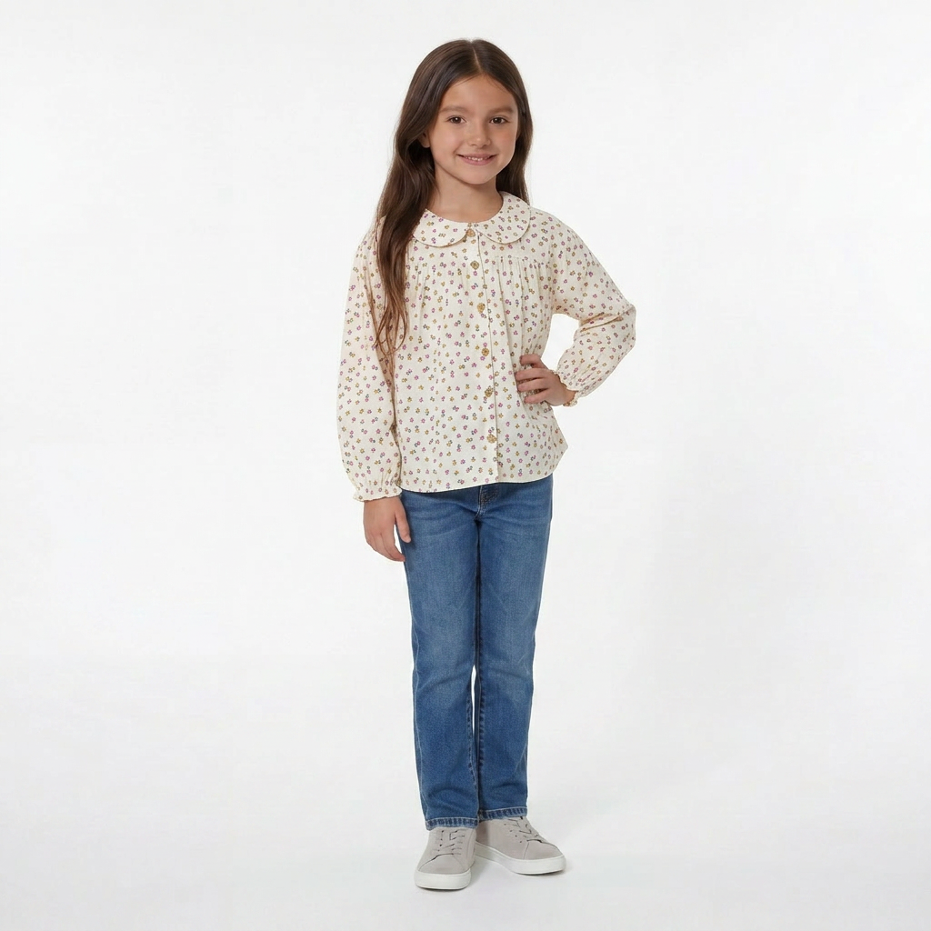 PIUPIUCHICK - CHEMISE - BLANC - 8 ANS