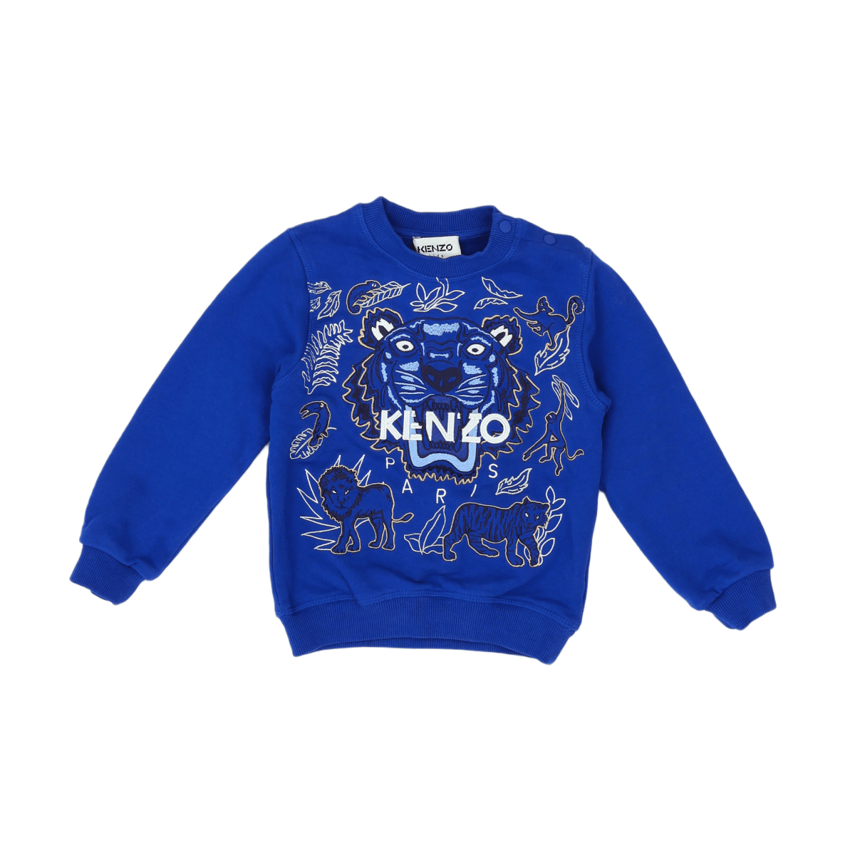 KENZO - PULL - BLEU - 4 ANS