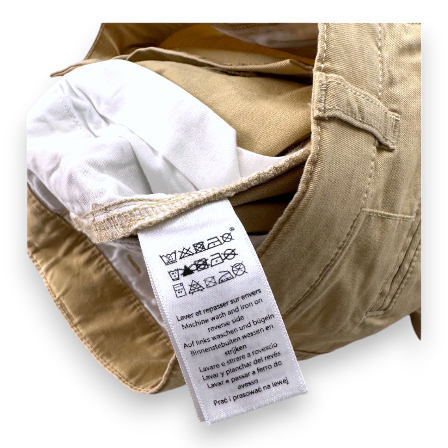 PETIT BATEAU - BERMUDA - BEIGE - 5 ANS