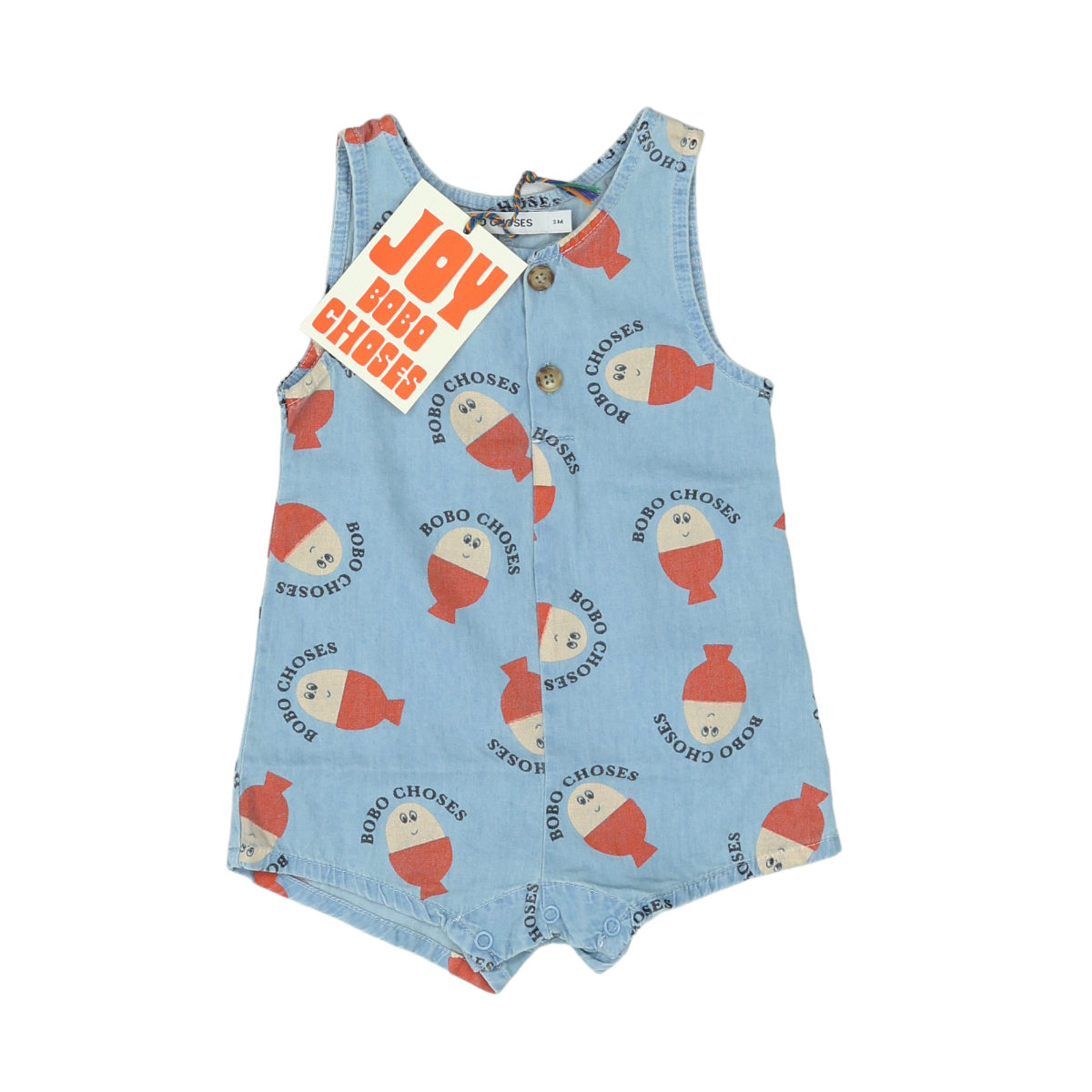 BOBO CHOSES - BARBOTEUSE - BLEU - 3 MOIS