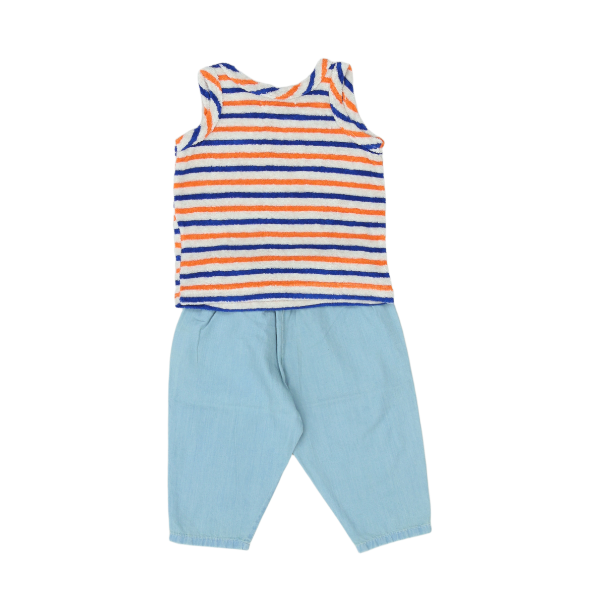 BOBO CHOSES - ENSEMBLE - BLEU, ORANGE - 12 MOIS