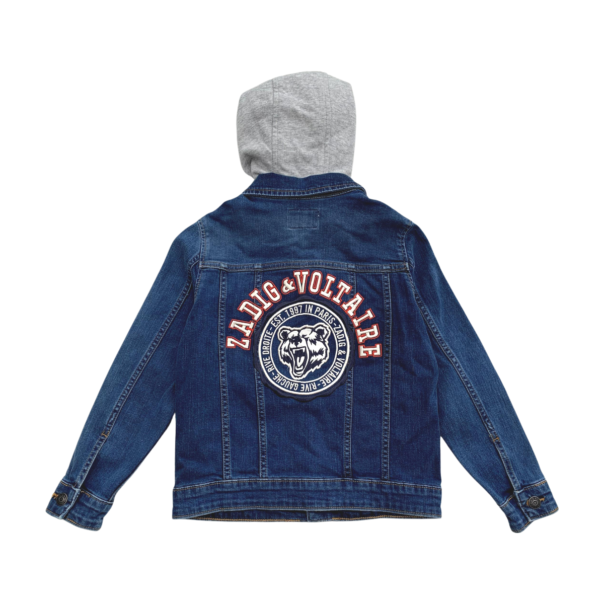 ZADIG & VOLTAIRE - VESTE - BLEU - 8 ANS
